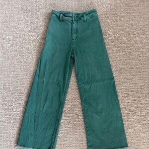 Bohme Wide Leg Green Pants Size Small